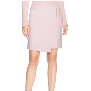 White House/Black Market Petal Pink Blush Asymmetrical Skirt, size 2, MSRP $119